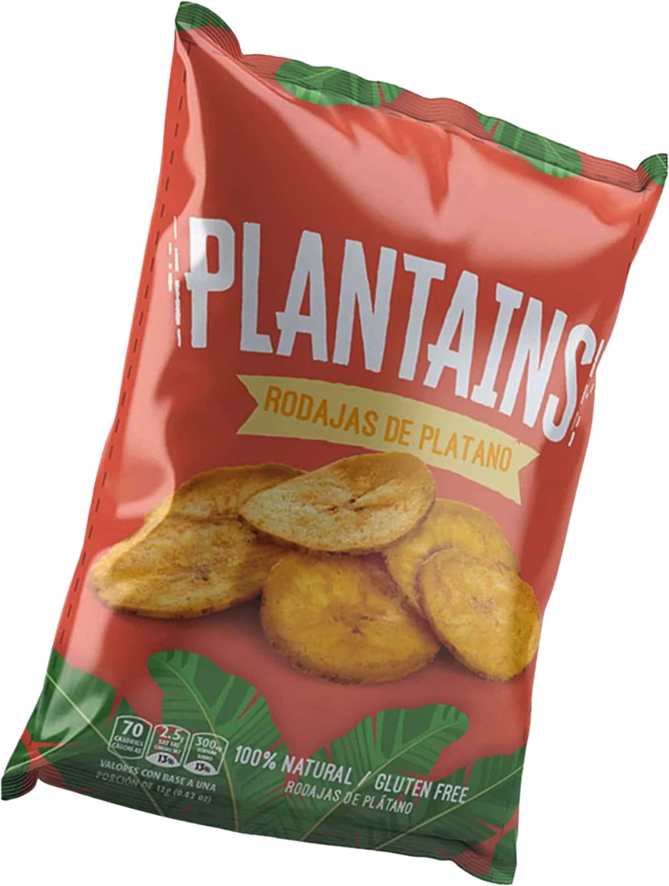 Snack Plantains packaging design
