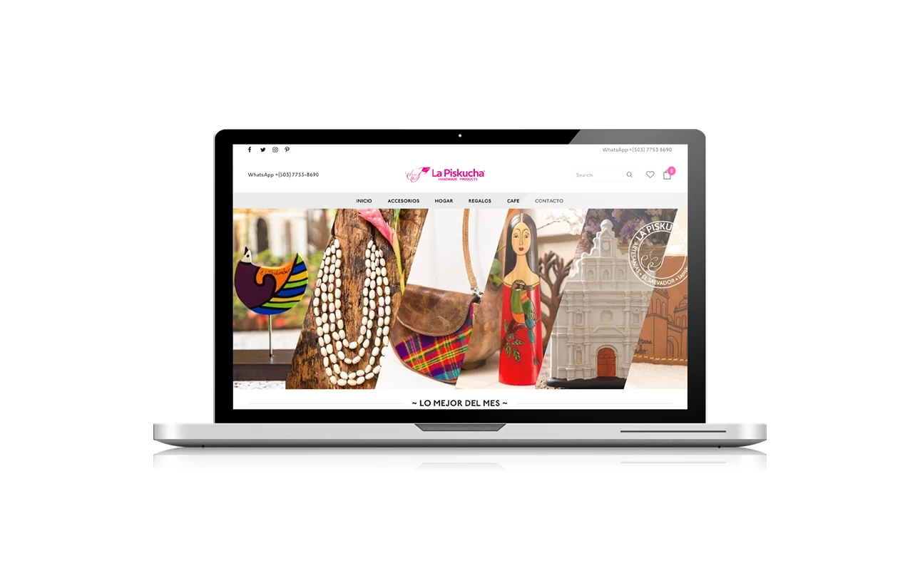 e-commerce site for La Piskucha